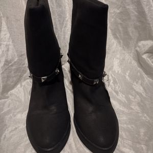 Women wedge heel half boots size 7.5